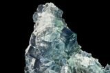 Colorful Cubic Fluorite Crystals on Dolomite - China #146899-2